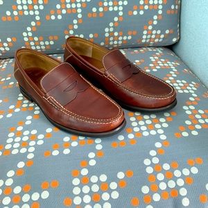 Johnston and Murphy Bolton Penny loafer, dark brown! Mens Size 12